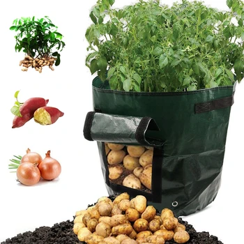 

Plant Grow Bags home garden Potato pot greenhouse Vegetable Growing Bags Moisturizing jardin Vertical Garden Bag seedling