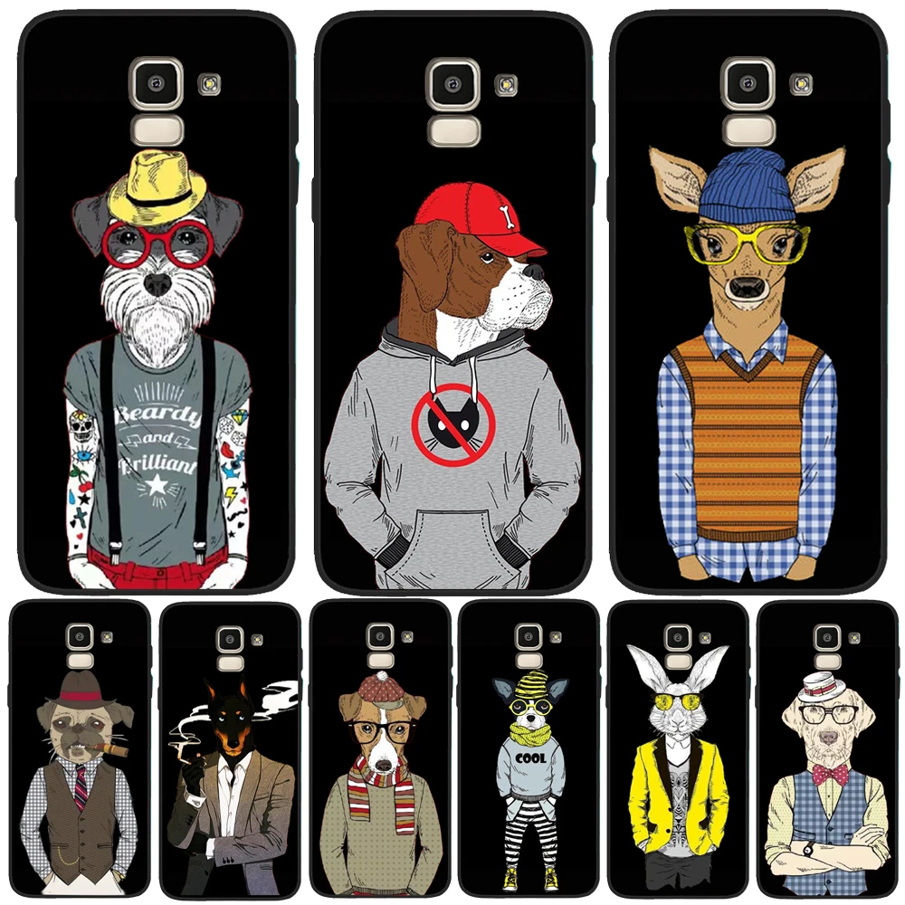 

Rabbit cool dog DC for Samsung Galaxy A7 2018 A10 A20 A40 A50 A70 A6 A8 A5 Note 8 9 10 M10 M20 Cover Phone Case Cover Funda Capa