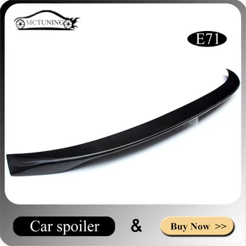 

For X6 E71 Performance Style Spoiler Rear Wing Rear Spoiler Carbon Fiber Material 2009-2014 For X6 Car Accessories