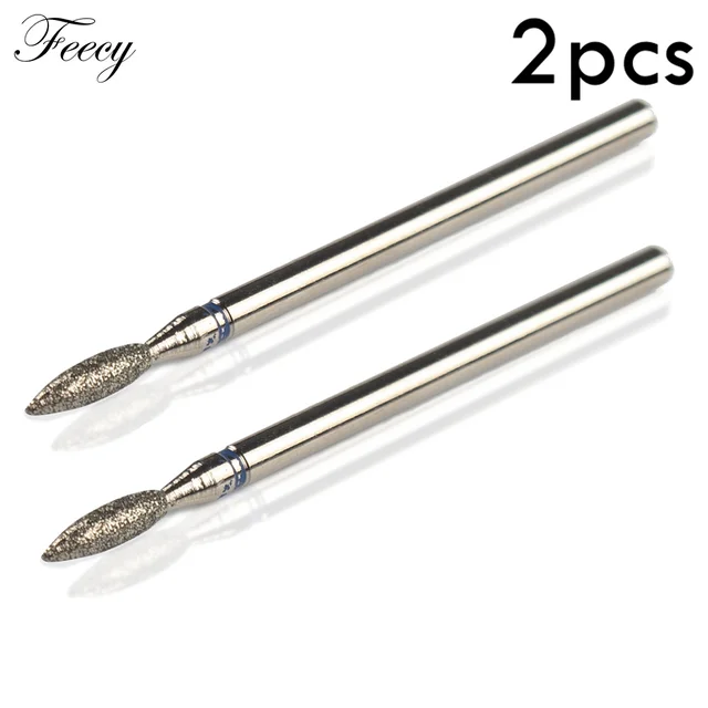 5pcs Diamond Nail Drill Bit Kits Mill Cutter All For Manicure Machine Bit Tools Accessories Cuticle Clean For Removing Nail Gel V