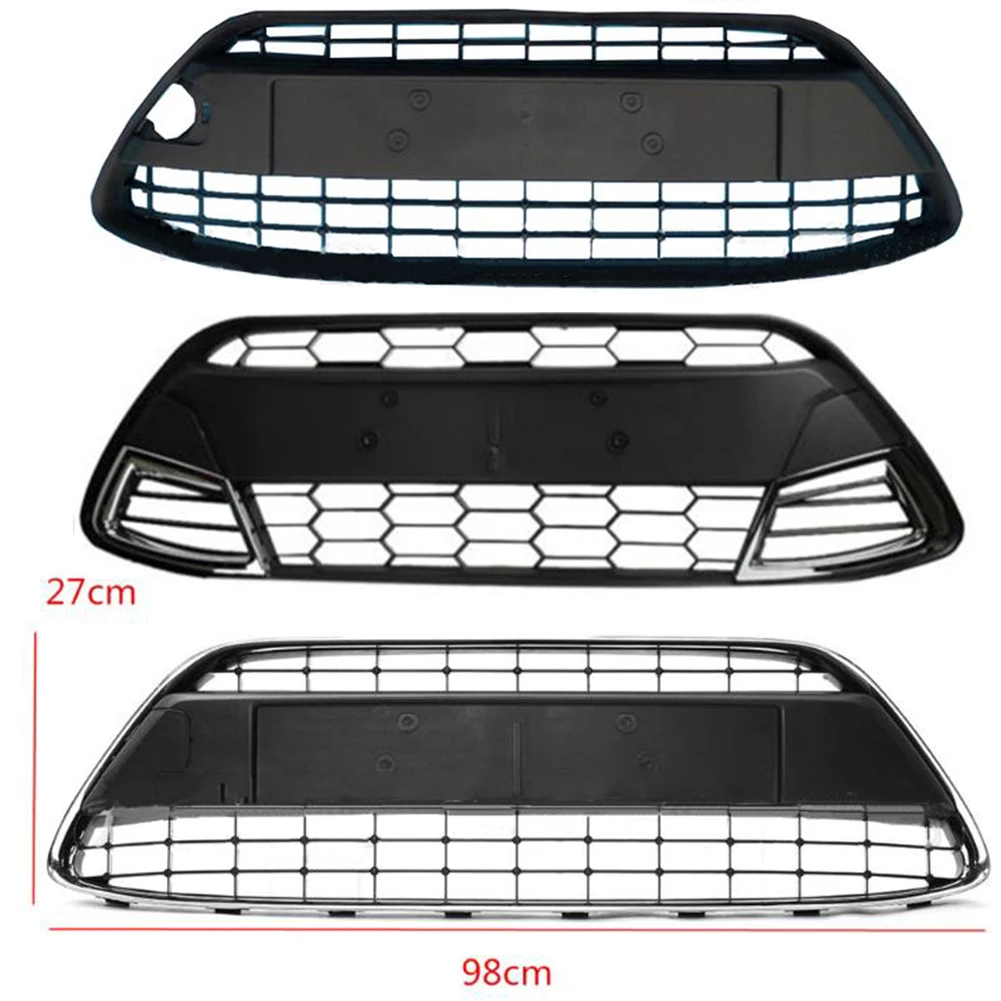 Передний бампер Гриль Нижняя решетка подходит для Ford Fiesta 2009 2010 2011 2012 хэтчбек седан|Гоночные решетки| |