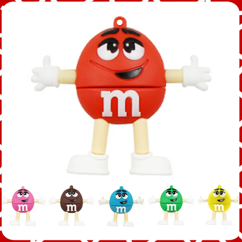 Chocolate M & Флешка USB флэш накопитель 4 ГБ 8 16 32 64 2 0 карта памяти U диск Креативный