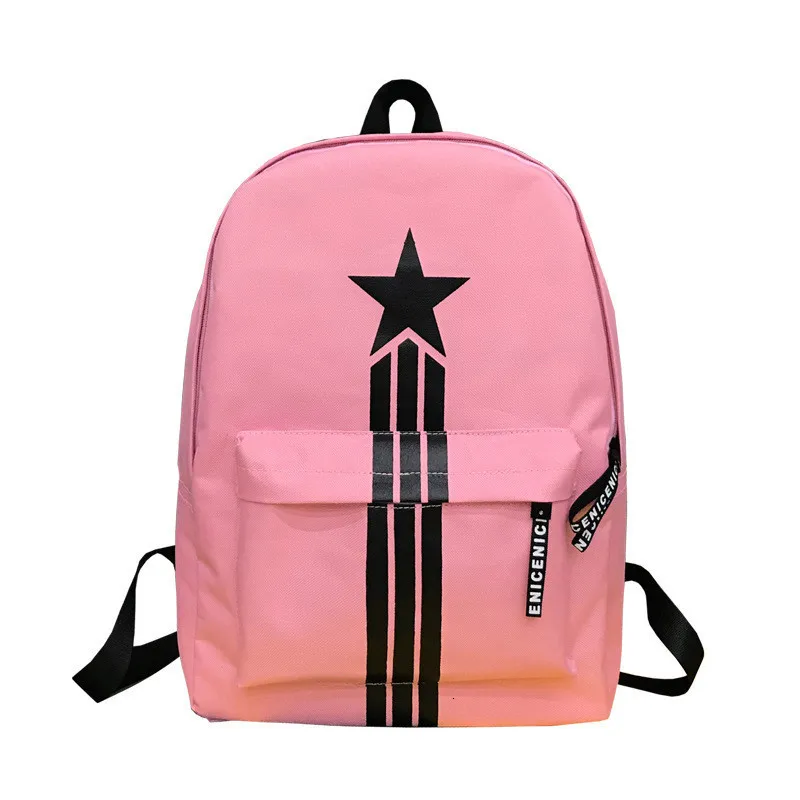 pink Популярные школьные сумки для ноутбука для девочек, женский модный рюкзак, сумка на плечо, детские дорожные рюкзаки, повседневный рюкзак Mochilas - Цвет: pink