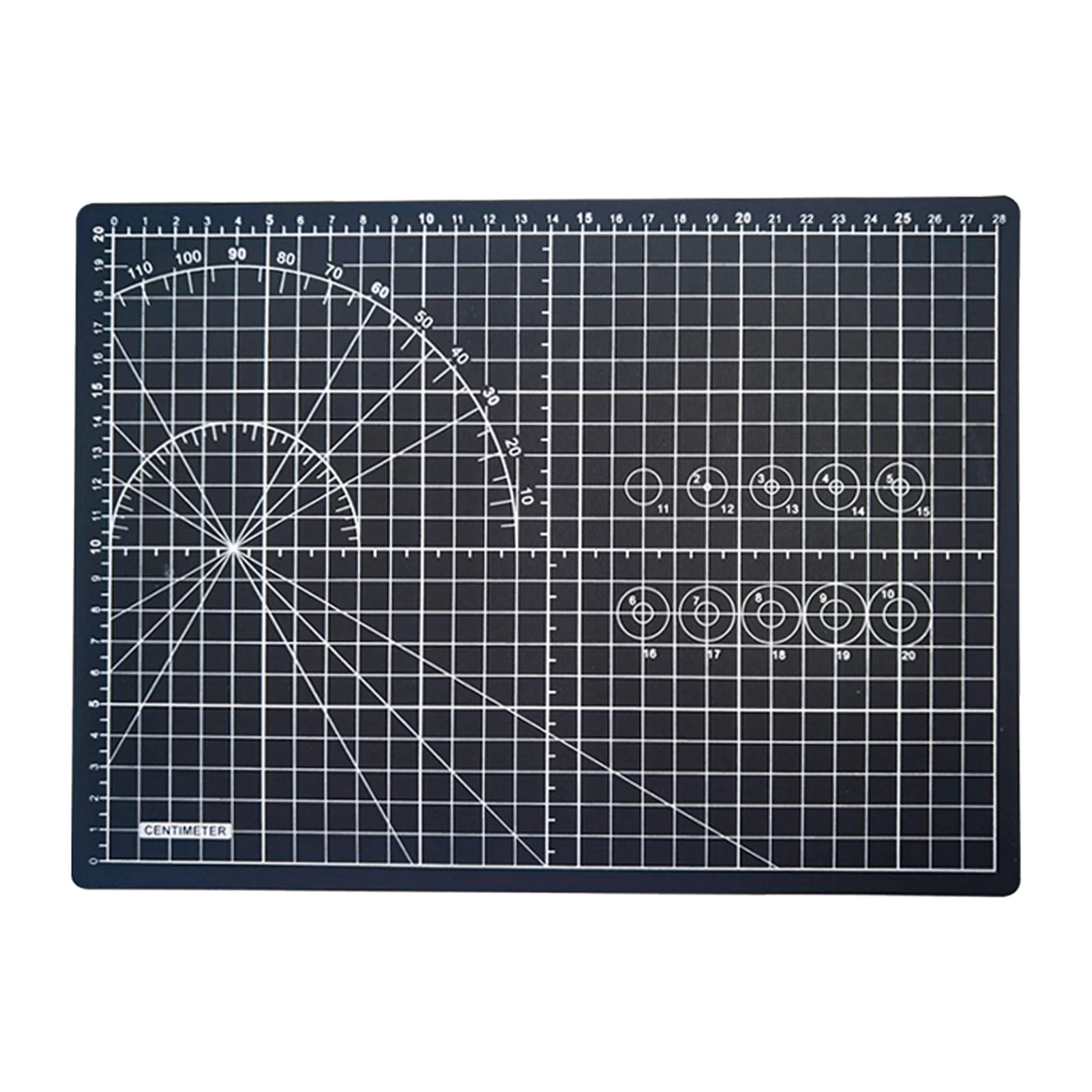 Esterilla de corte rotativa autocurativa para casa y oficina, esterilla de doble cara Flexible para álbum de recortes, papel de tela duradero de PVC