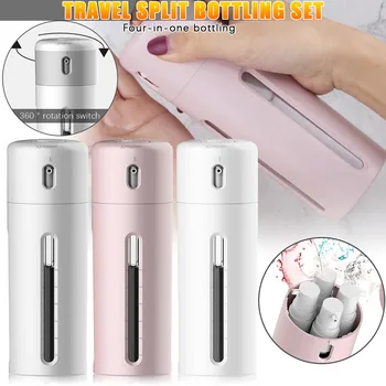 

Storage Bottle Multifunctional Four-In-One Sub-Bottling Set Press-Type Sub-Bottling Creative Home Cleaning Storage Bottle #YL5