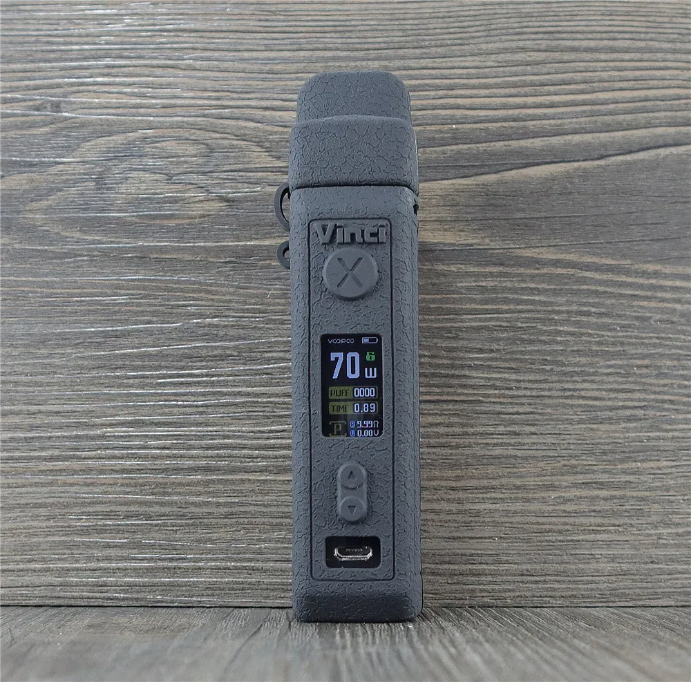 Текстурированный чехол для VOOPOO VINCI X 70W Pod силиконовый чехол-рукав из кожи vincci wrap sticker