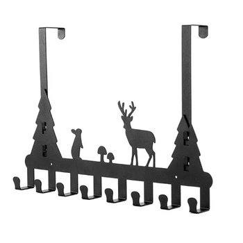 

Over Door Hook, Durable Storage Rack Cabinet Suitable for Coat, Towel, Robe, Key,Shirt,Bag, Belt, Key, Jacket Etc