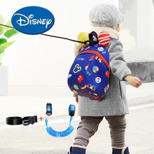 Детский рюкзак с ремнем безопасности от disney, детский рюкзак с ремнем безопасности, детский рюкзак с ремнем, детский рюкзак с Микки Маусом, Сумка с защитой от потери, Kinder Wings