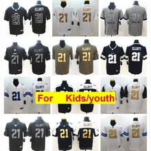 Молодежный Даллас Эзекиль Эллиотт игра Цвет пик футбольные майки