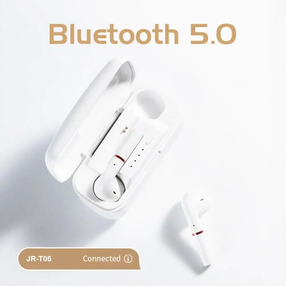 

DishyKooker T06 TWS Bluetooth earphones 5.0 Touch Control Earphones for Both Ears 2500mAh Charging Case Wireless Headset eardots