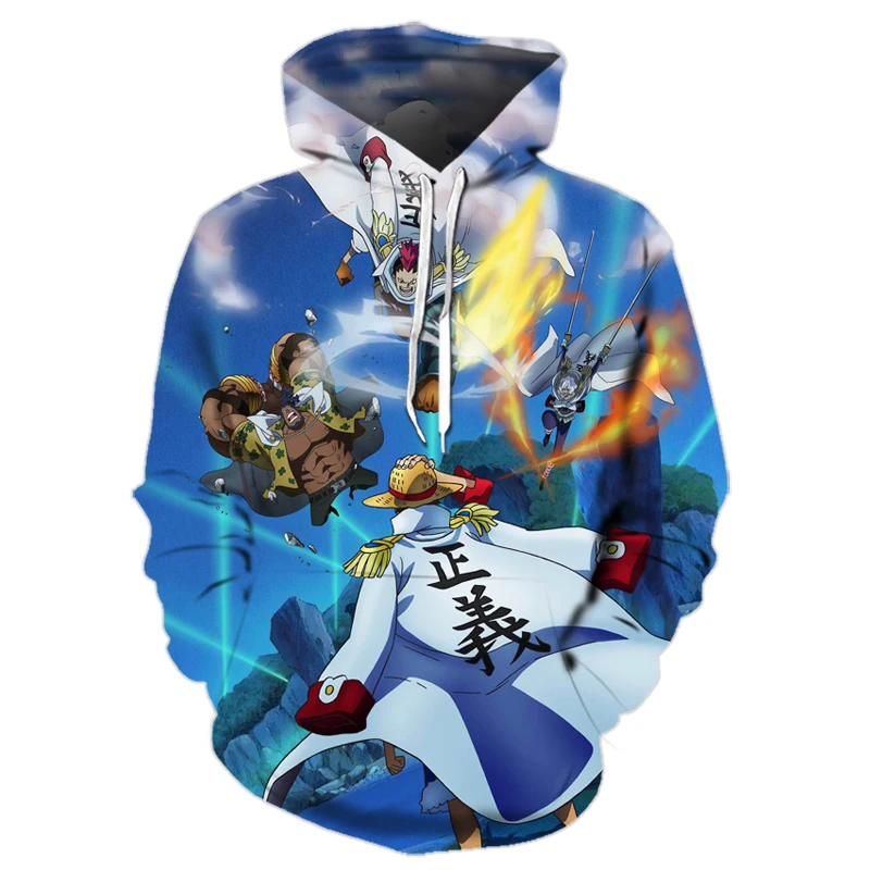 

3D Printed Anime Hoodie Men's