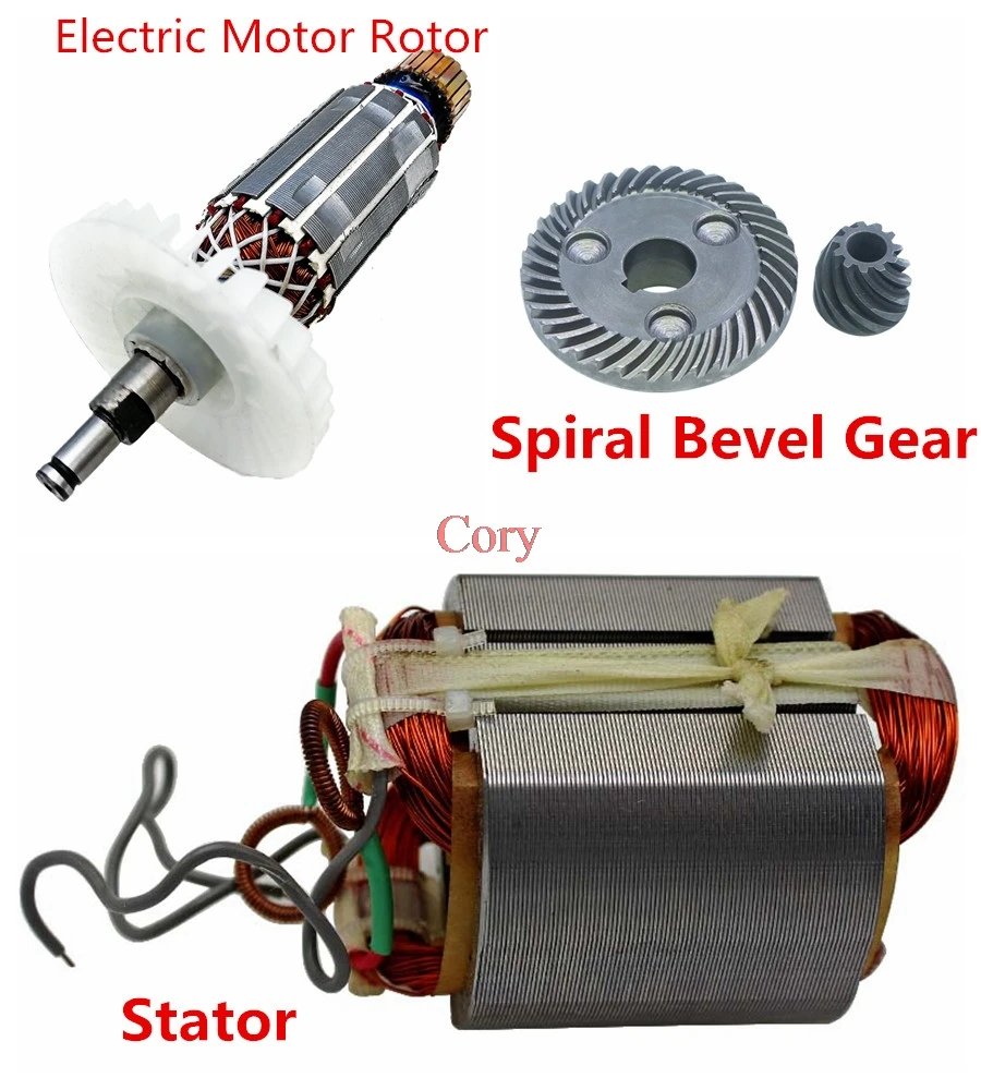 1PC For Makita 9523B Angle Grinder Electric Motor Rotor/Stator/Spiral Bevel Gear AC 220V Replacement | Инструменты