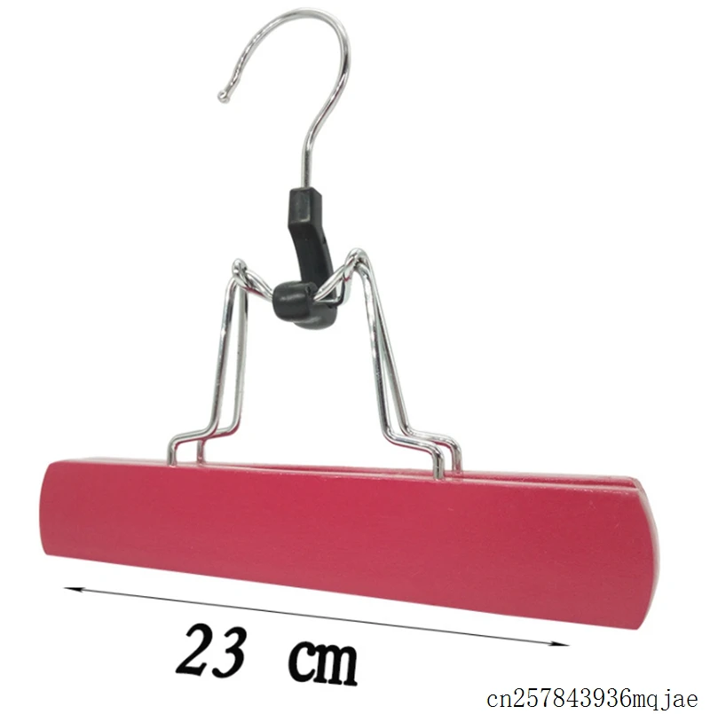 50pcs Non-slip Wooden Cloth Hangers Collection Wood Skirt Hangers