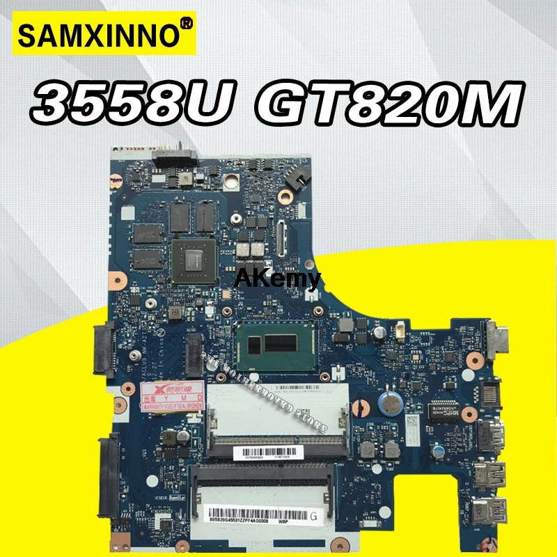 

ACLU3/ACLU4 NM-A361/NM-A271 motherboard for Lenovo G50-80 G50-80M notebook motherboard CPU 3558U/2957U 2GB GPU DDR3 100% test