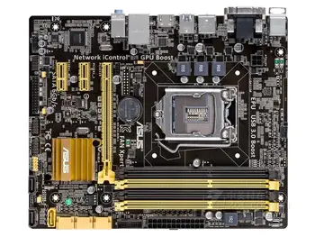 ASUS-Placa base LGA1150 B85M-G usada, M-ATX, B85M, DDR3, para Intel B85, 32 GB, de escritorio, USB 3, SATA3