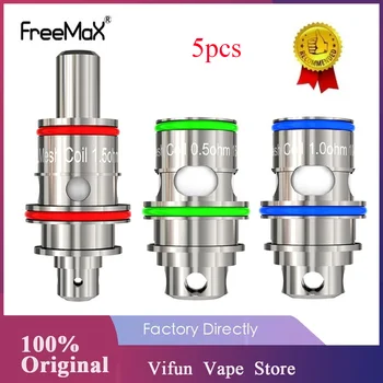 

5pcs Original Freemax Fireluke 22 Mesh Coil 0.5ohm DTL & 1.0/1.5ohm MTL Mesh Coil for Freemax Fireluke 22 Tank / Twister 30W Kit