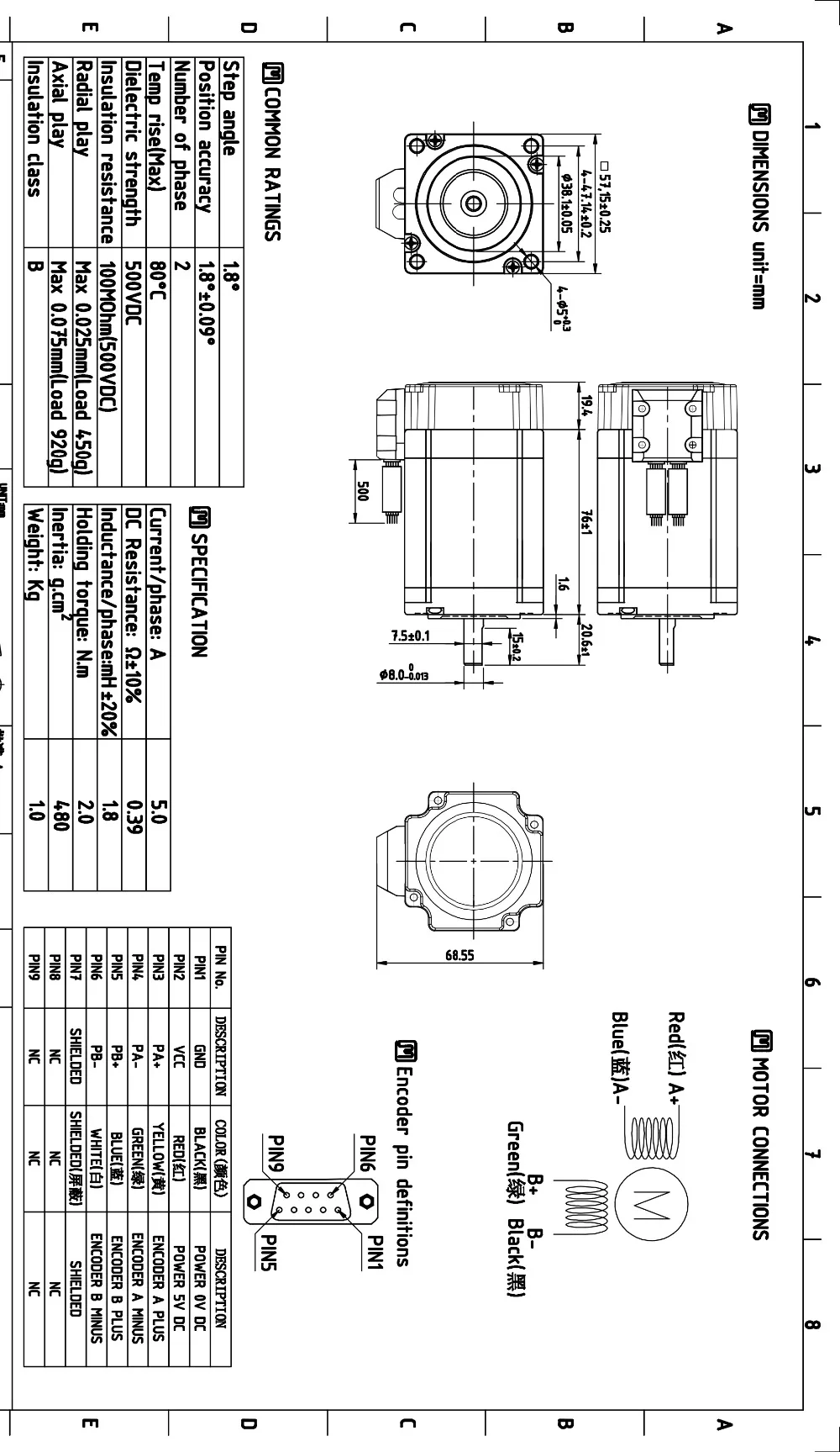 2HSS57+ 57J1880EC 57 замкнутый контур шаговый двигатель 2.2Nm Драйвер набор Гибридный сервопривод
