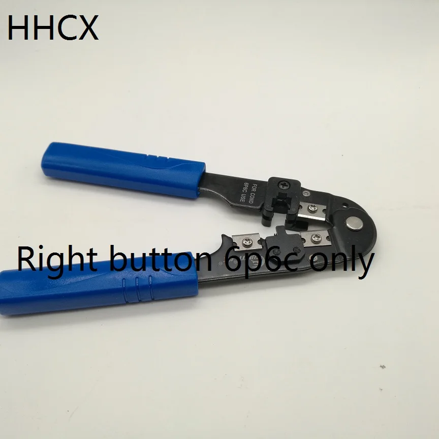 1 шт. RJ12 правая Пряжка кристальная головка 6P6C специальные обжимные плоскогубцы