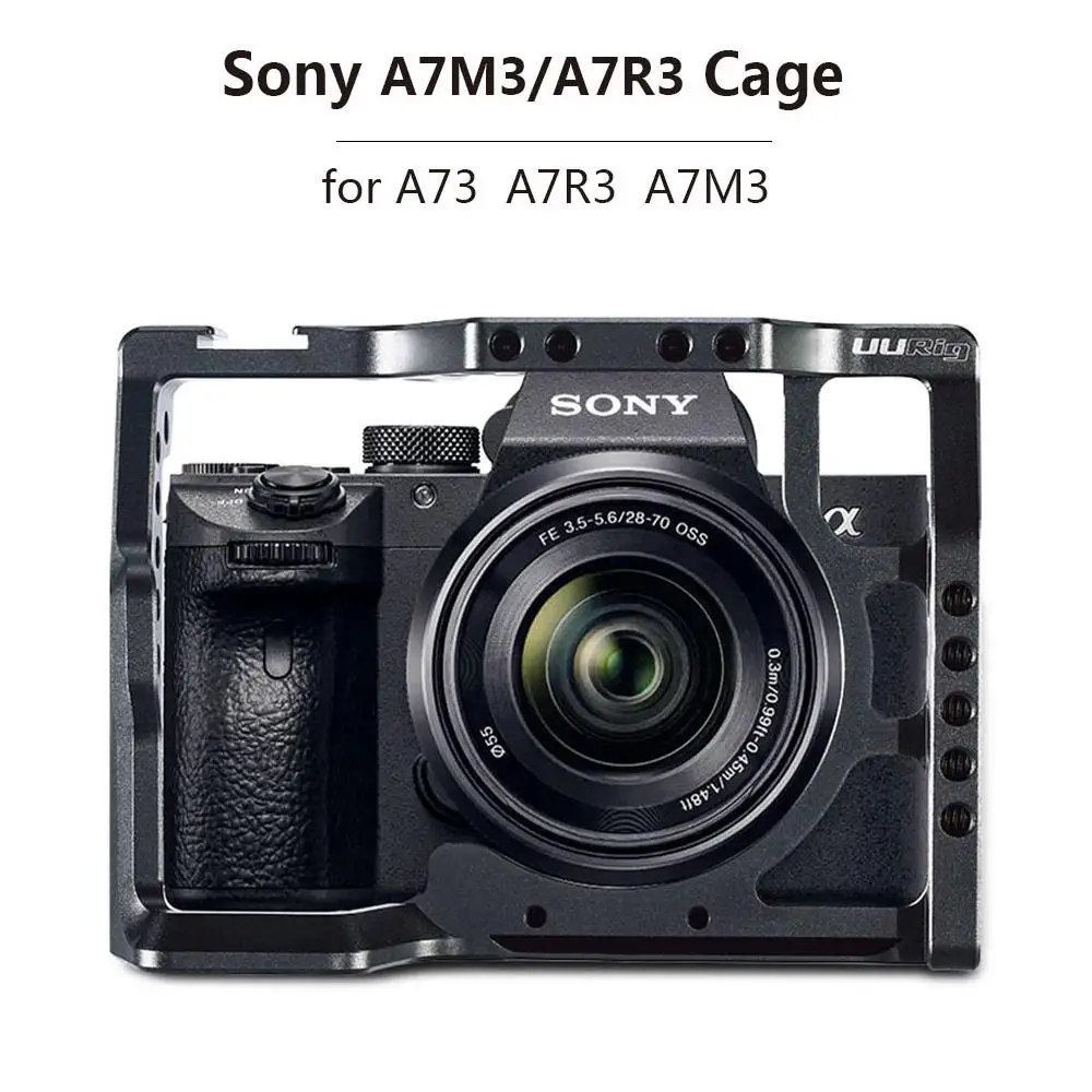 

Instock C-A7III Camera Cage Stabilizer Proctive Case DSLR camera Holder Mount Tripod for SONY A7M3 Cameras Accessories