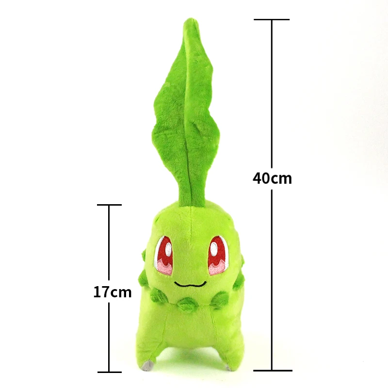 1 шт. 17 см Chikorita Плюшевые игрушки куклы милые Chikorita мягкие игрушки для детей детские подарки на день рождения и Рождество