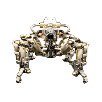 

DIY Assembly Stainless Steel 3D Puzzle Model Kit Jigsaw Toys With USB For Home Decor And Collection - Mechanical Sentry