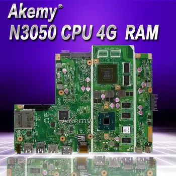 

AKemy X540SC Laptop motherboard For Asus X540SC X540S X540 Teste mainboard original N3050 CPU 4g RAM