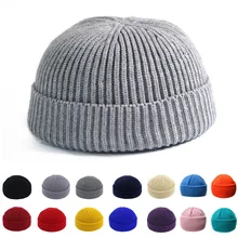 Шапки мужские шапка мужская зимняя Шапки без полей, шапка в стиле хип-хоп, шапка с черепом, уличная вязаная шапка для женщин и мужчин, акрил, унисекс, повседневная однотонная шапка с тыквой, переносная шапка с дыней