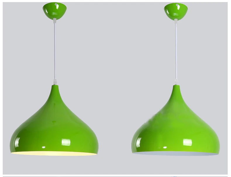 Modern Pendant Lights Nordic Pendant Lamp Colorful Aluminum Light Fixture For Cafe Restaurant Hanglamp Kitchen Hanging Lamps