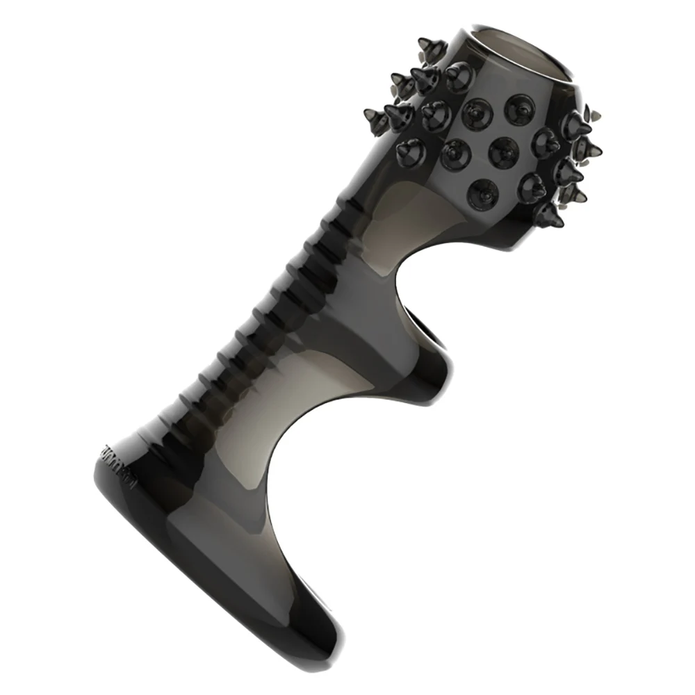 IKOKY meeste aeglustatud ejakulatsiooni masturbeerimine TPE rõngasvarrukaga sekslelud meestele erootiline korduvkasutatav kondoom_voghion.com