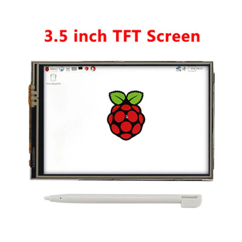 3,5 дюймовый TFT ЖК-дисплей сенсорный экран+ ABS чехол+ радиатор для Raspberry Pi 4B 3B+ 3B - Цвет: only 3.5inch