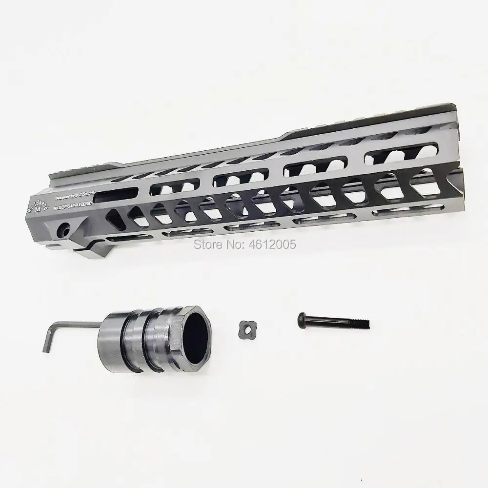 MLOK handguard Free Float Super Slim ar 15 Handguard Quad Rail стальная гайка. 223 для AR 15 M4 M16 7 10 12 13,5 15 дюймов