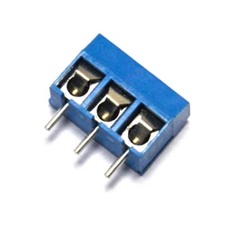 Bornier à vis à 3 broches, connecteur 5mm, pas 5.08 301 3P 301 3P 3 broches, 50 pièces 