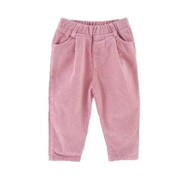 

New Kids Winter Autumn Clothes Girls Trousers For Baby Boys Harem Pants Toddlers 2019 Children Pants Corduroy new
