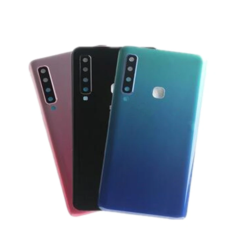 Задняя стеклянная корпус батареи+ объектив камеры для samsung Galaxy A9 A920