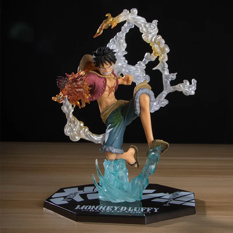 

One Piece Anime Modeling King Model Fire Fists Luffy Navigation Doll Ornaments Garage Kit Prize Figure Holiday Gift