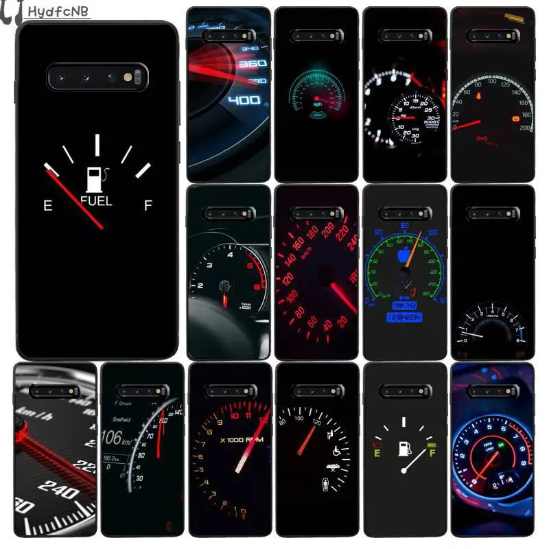 

Cool car speedometer Silicone Phone Case for Samsung S9 plus S5 S6 edge plus S7 edge S8 plus S10 E S10 plus