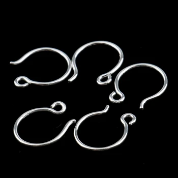 

10 Pieces 925 Sterling Silver Ear Wire Earwires Earring Findings DIY Jewelry