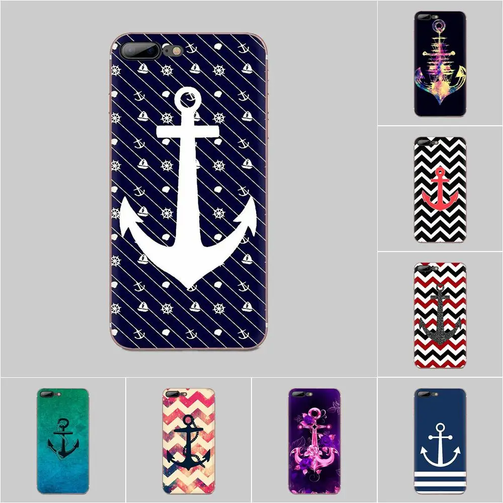 Transparent Soft Cover Bag Nautical Anchor Wood For Xiaomi Redmi Mi 4 7A 9T K20 CC9 CC9e Note 7 8 9 Y3 SE Pro Prime Go Play | Мобильные