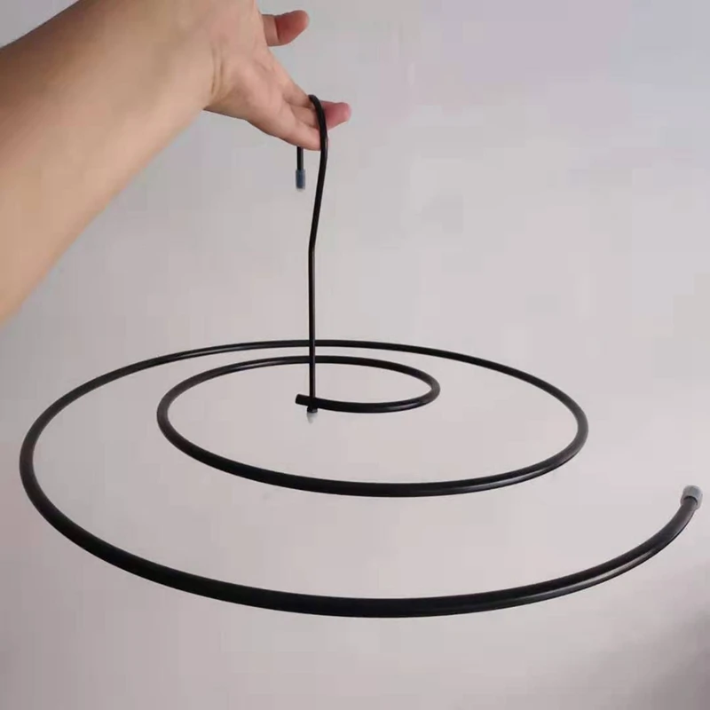 Вращающаяся вешалка для одежды квадратная спиральная вращающаяся подвесная сушилка для одежды спиральная форма Вешалка вращающаяся стойка для хранения одеяло стойка для экономии пространства