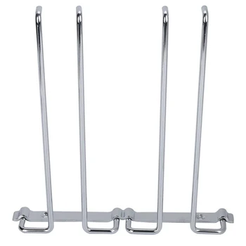 

Wall-Mounted Wine Cup Holder Double-Row Cup Holder Goblet Rack Wine Rack Upside Down Hanging Cup Organizer Display Shelf