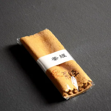Japanese Style Tea Towel Bamboo Tray Thickening Pot Insulation Heat Rag Lotus Kungfu Tea Set Accessories - Цвет: 04