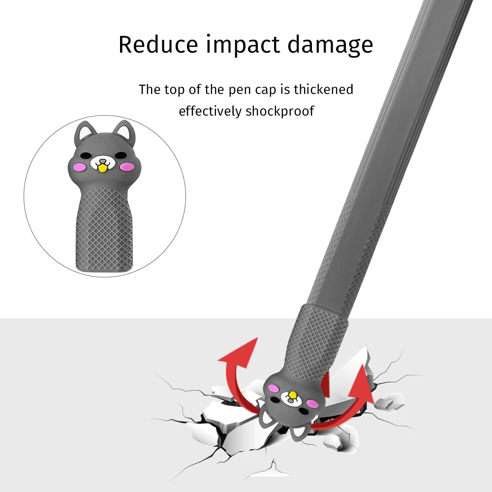 Protective Case For Apple Pencil 1 2 Anti-lost Anti-Shock Silicone Sleeve Cover For ipad Tablet