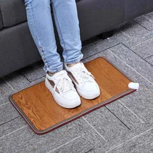 3 Pattern Leather Heating Foot Mat Warmer Electric Heating Pads Waterproof Feet Leg Warmer Carpet Thermostat Warming Tools 220V