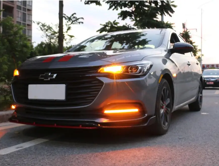 Один комплект 2020y автомобильный бампер головной свет для Chevrolet Monza Противотуманные фары автомобильные аксессуары фары для Chevrolet Monza дневной свет