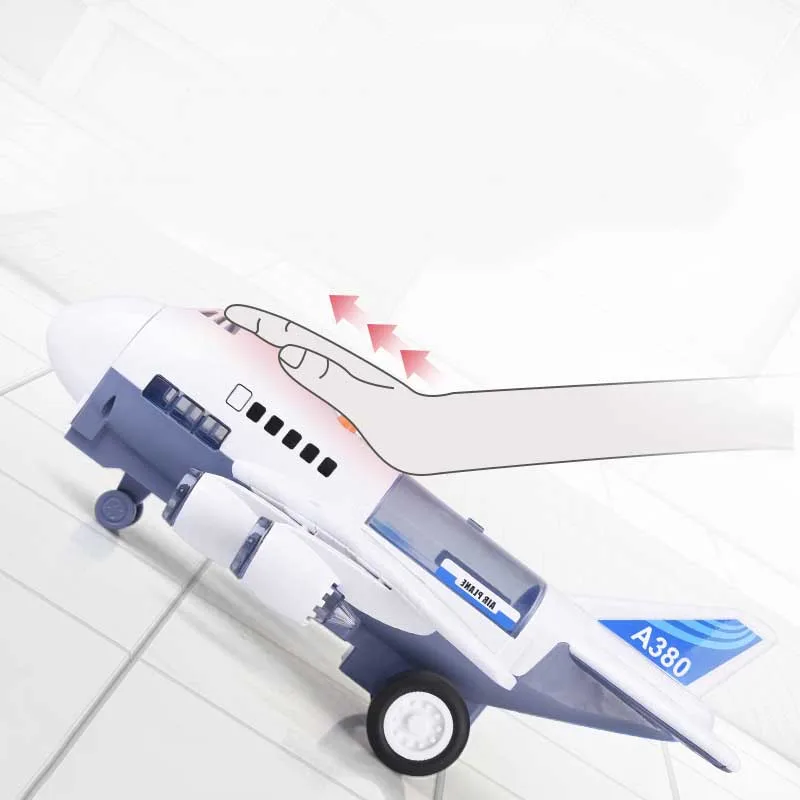 Avião de Passageiros de Aviões de Brinquedo com Música Carro de Brinquedo da Música do Bebê Simulação Pista Inércia Crianças Educação Infantil Menino 10 High Quality Brinquedos e hobbies
