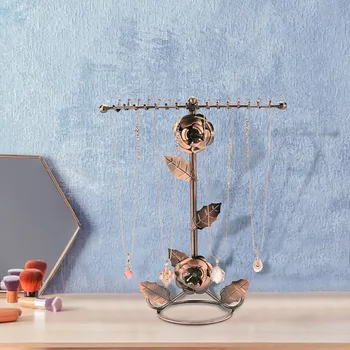 

Flower Umbrella Jewelry Storage Earrings Necklace Rack Storage Display Stand