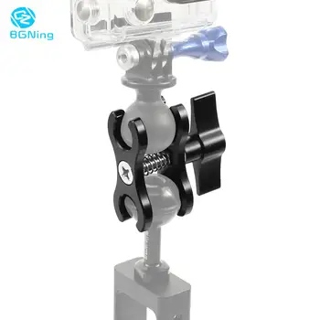 

New BGNing CNC Aluminum 2-Hole / 3-hole Butterfly Clip Clamp Light Arm Clamp Ball Head Camera Bracket Diving Clamp Accessories