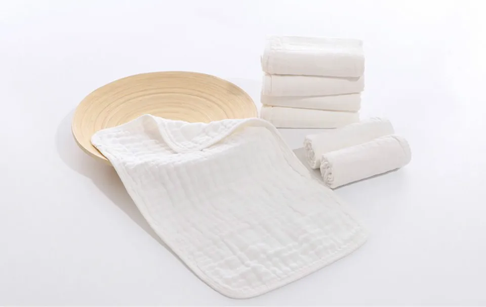 Детское банное полотенце, хлопок, марлевые однотонные мягкие полотенца для новорожденных, уход за лицом, супер впитывающие 4