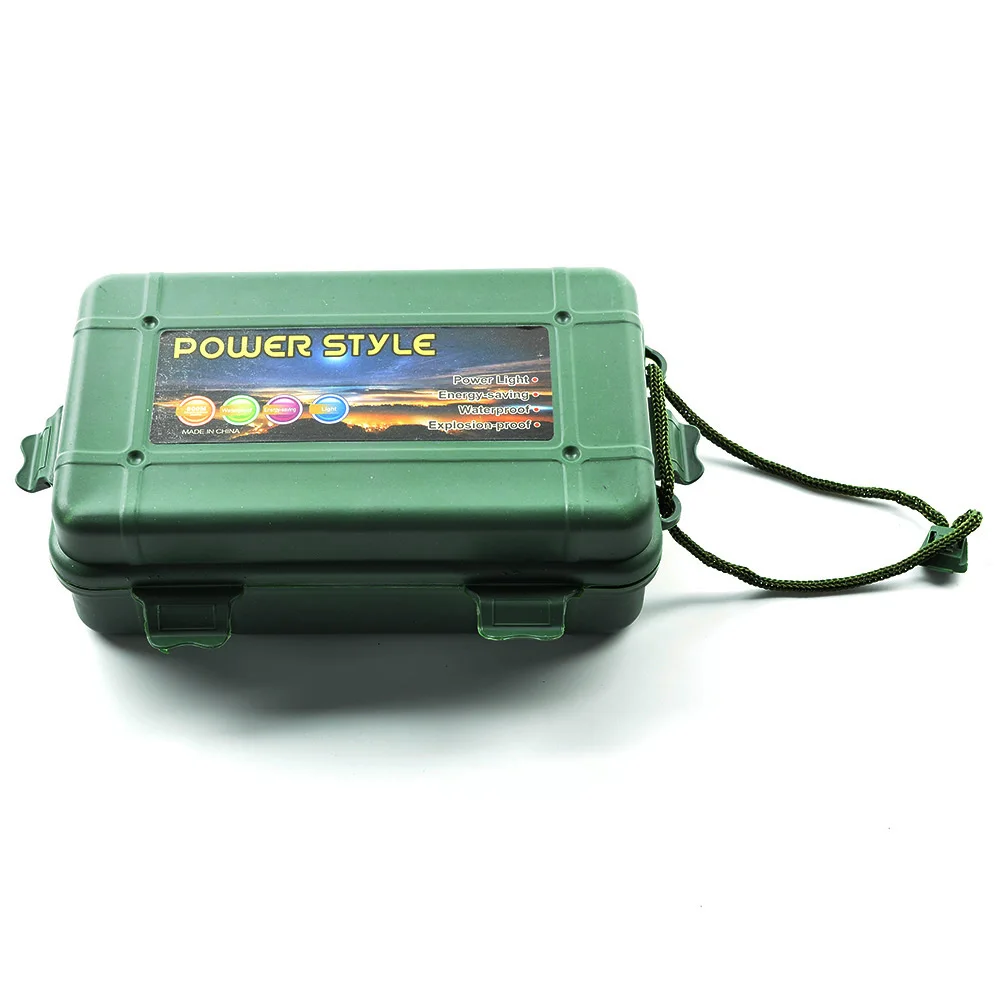 Survival Box Outdoor Sealed Box Plastic Shockproof Bins Waterproof Box Travel Storage Kit Survival Case Valuables Electronic Gadget Container
