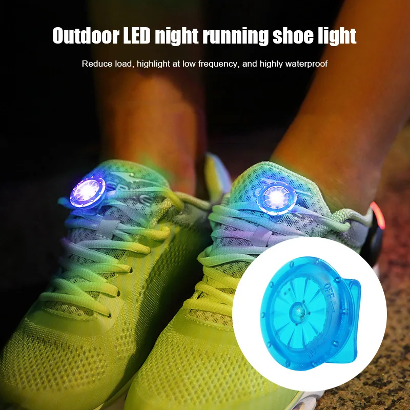 

H 4Pcs Shoe Clip Light LED Mini Clip Light Outdoor Equipment Warning Light Accessories Night Running Flash Signal Lights NCM99